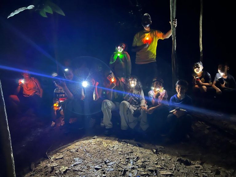 Atividade de acampamento
